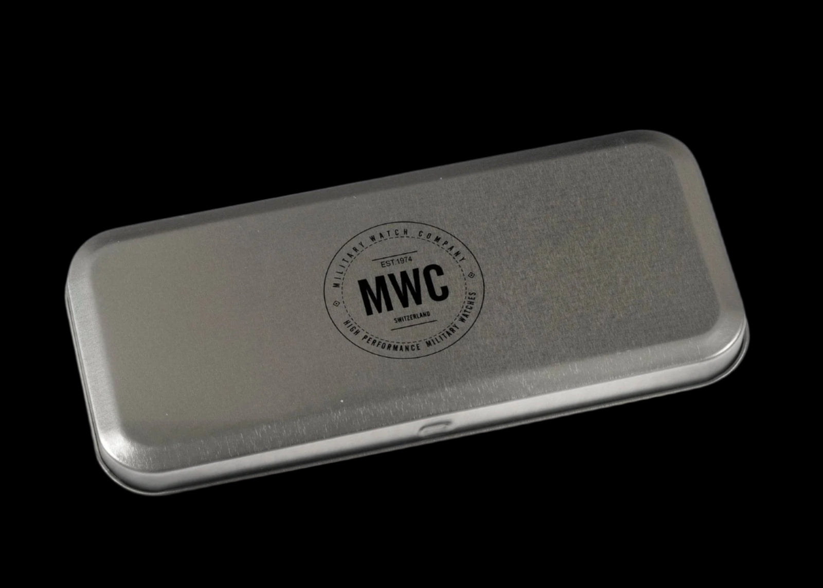 MWC G10LM Stainless Steel Military Watch – Black NATO Strap (Contract Model with Broad Arrow / Pheon)