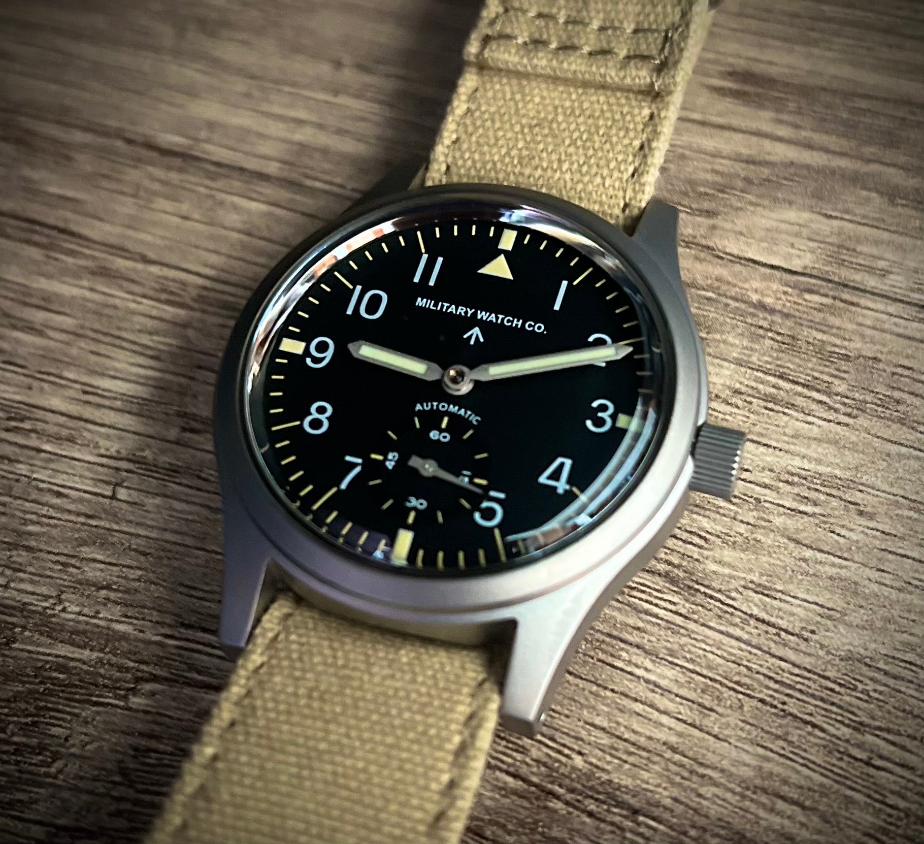 MWC 1940s/1950s "Dirty Dozen" Pattern General Service Watch with Automatic Self Winding Mechanical Movement