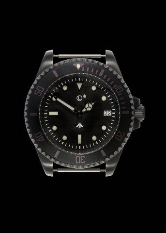 MWC 300m / 1000ft PVD Steel Military Divers Watch (Quartz) with 10 Year Battery Life
